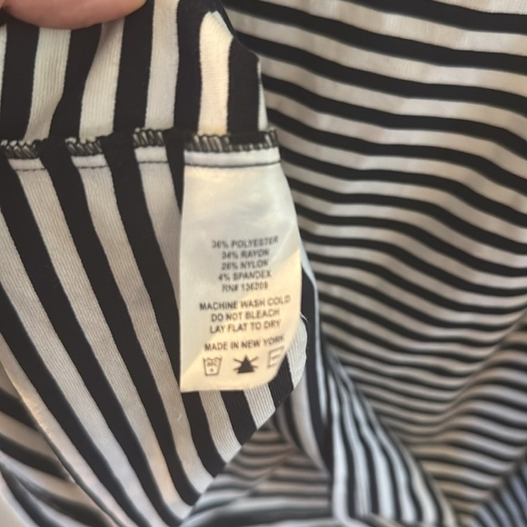 Hatch Maternity Oversized Black and White Striped Tee Shirt Dress size O/S - Picture 3 of 5